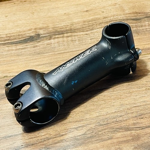 Answer Mountain Bike 1 1/8 Threadless Stem 10 Degree 25.4 Black Ano 2-Bolt - Picture 7 of 7
