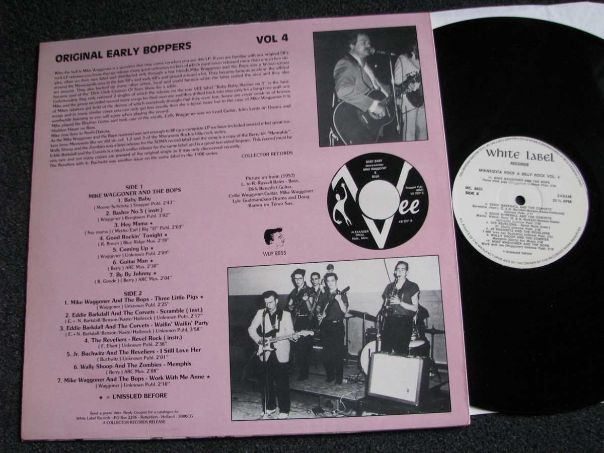 Original Early Boppers-Minnesota Rock a Billy Rock Vol.4 LP