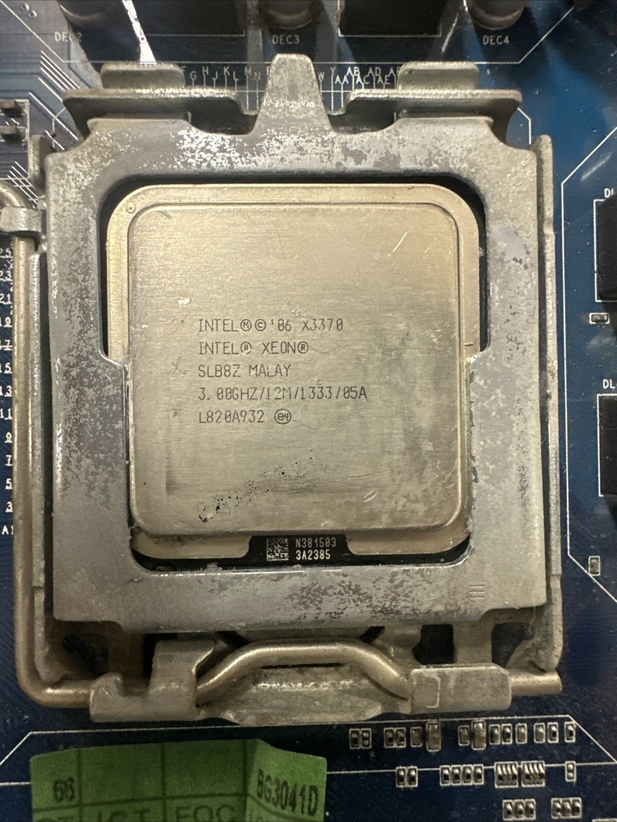 Intel Xeon X3370 Processor LGA775 Quad-core FSB 1333MHz