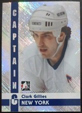 2011 - 2012 ITG Clark Gillies Captain C Silver #16 Hockey Card