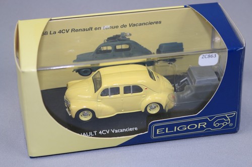 ELIGOR RENAULT 4 CV VACANCIÈRE édition limitée réf 101020 échelle 1/43 EUR 29,00 - FR