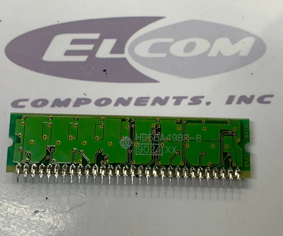 1 pieza Hitachi HB56A49BR-8 2X4MB 8MB 30 pines 80ns SIMM 9 chips paridad de memoria FPM RAM Foto 2 de 2