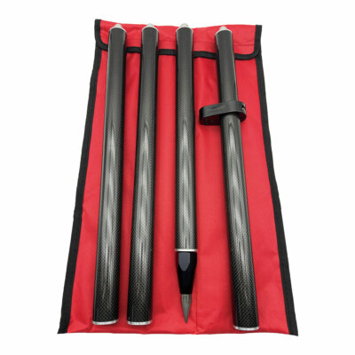 1.8M Length Survey Pole GPS Prism Pole Carbon Fiber Pole GPS GNSS RTK 5/8 thread