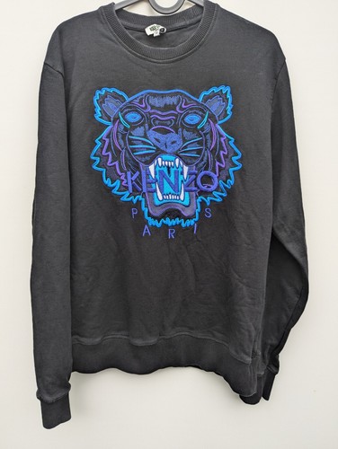 Kenzo Holiday Capsule Herren Limited Edition Tiger Sweatshirt In Schwarz Lila