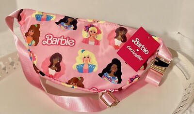 Cakeworthy x Barbie Pink Belt Bag Crossbody New With Tags Limited