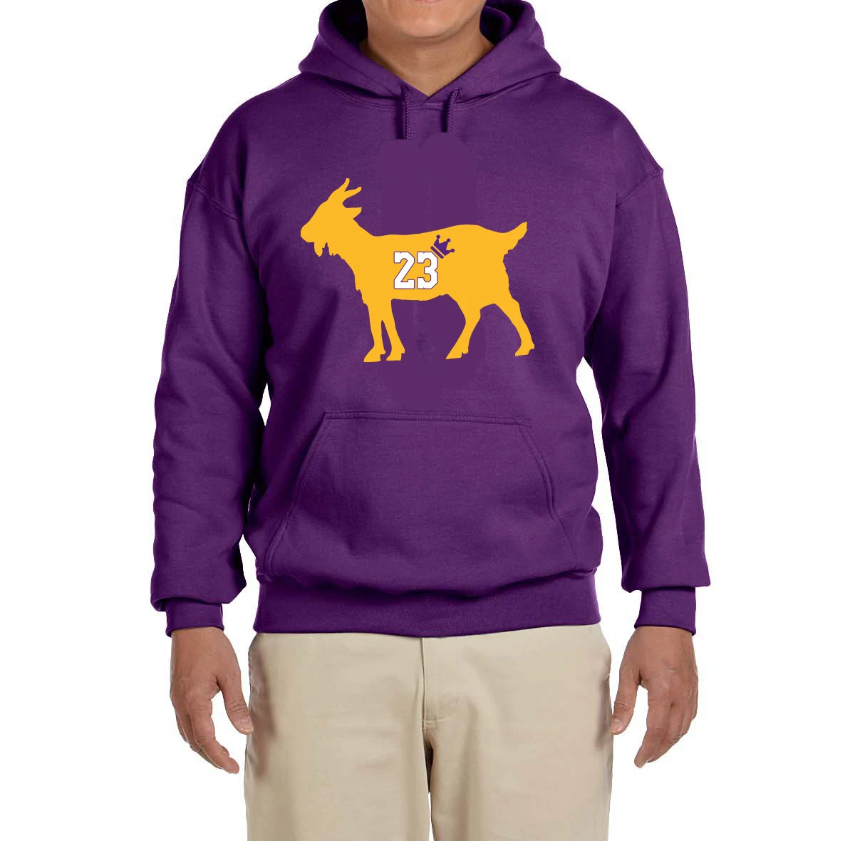Los Angeles Lakers Lebron James Goat Hooded sweatshirt eBay