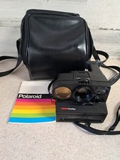 Sonar OneStep SX-70 Polaroid Pronto Land Camera W/ Manual And Bag