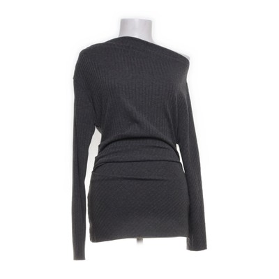 Zara, Strickpullover, Größe: M, Grau, Polyester/Baumwolle, Einfarbig #GeR