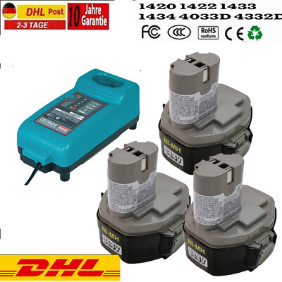 4,8Ah Ni-Mh Aeboren 14,4V Akku für PA14 1420 1422 1433 1434 1435 6337D 192600-1
