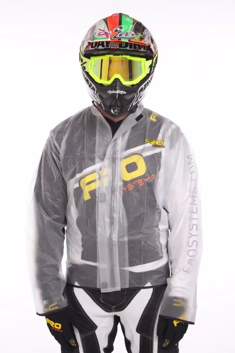 Waterproof Race Rain Jacket Mud Motocross Bike Dirtbike MX BMX
