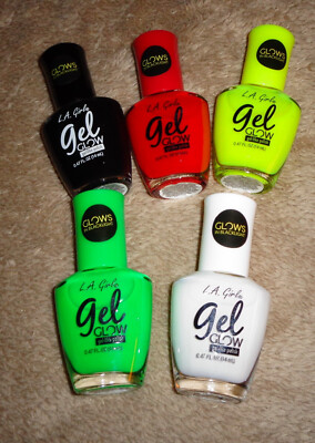 New L.A. Girl Gel Glow Gel-Like Polish 0.47fl oz/14ml Choose Shade