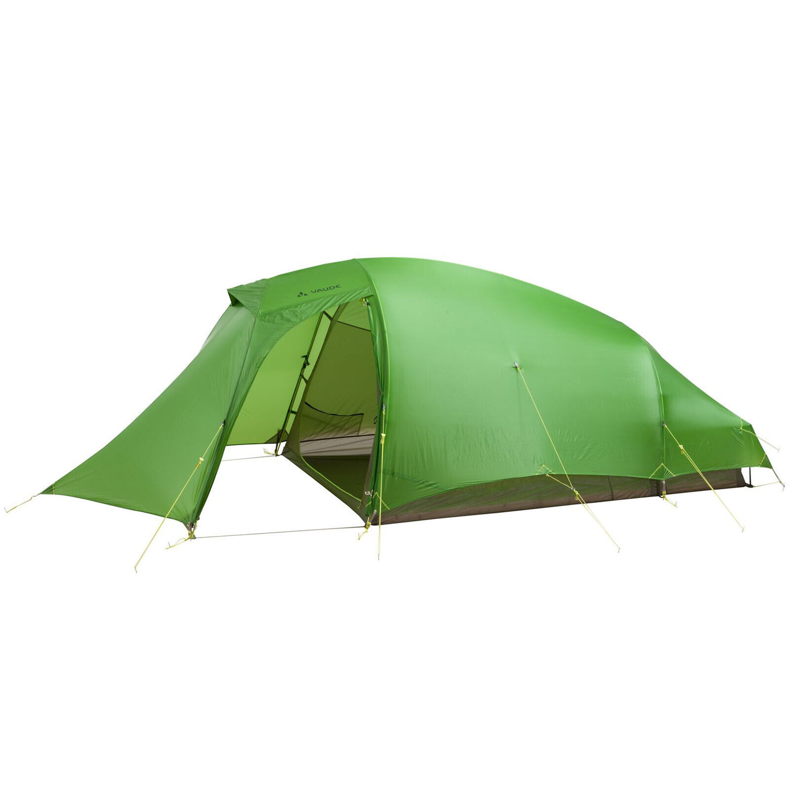 Vaude Hogan Sul XT 2-3 Person Tent With Vorraum Awning Tunnel Tent Green