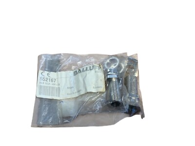 BALLUFF BES-12,0-KH-2L 552167 NOS M12 SENSOR BULKHEAD FITTING 1-5/8" L ...