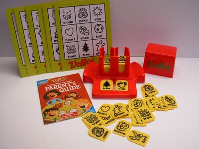Zingo Game Bingo with a Zing by Thinkfun Zinger Tiles Cards Instructions Age 4+