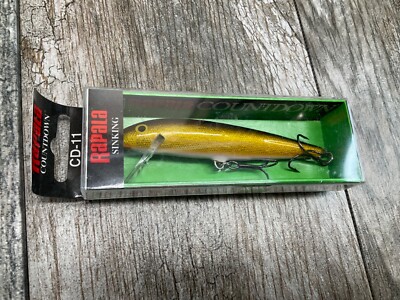 RAPALA　COUNTDOWN Rapala fishing lure Countdown Sinking lure CD 11 G Gold black new