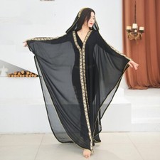Belly Dance Costume LongRobe PerforamceOriental Dance Swing Tribal KhaleegySkirt