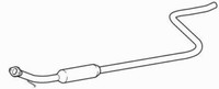 Klarius FE1071P Auspuff Mittelteil Ford Fiesta 1.25 2009-2011