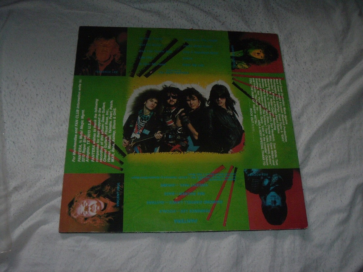 PANTERA Projects In The Jungle '84 RARE !! ORIGINAL US YELLOW
