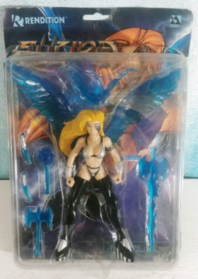 Rendition Allura Action Figure Entity Comics Broken Seal Damaged Card 1998