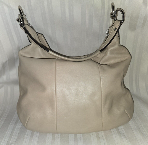 Coach F22306 Soft Champagne Leather Cross Body/Shoulder/ Hand Bag inc Dust Cover - Picture 16 of 16