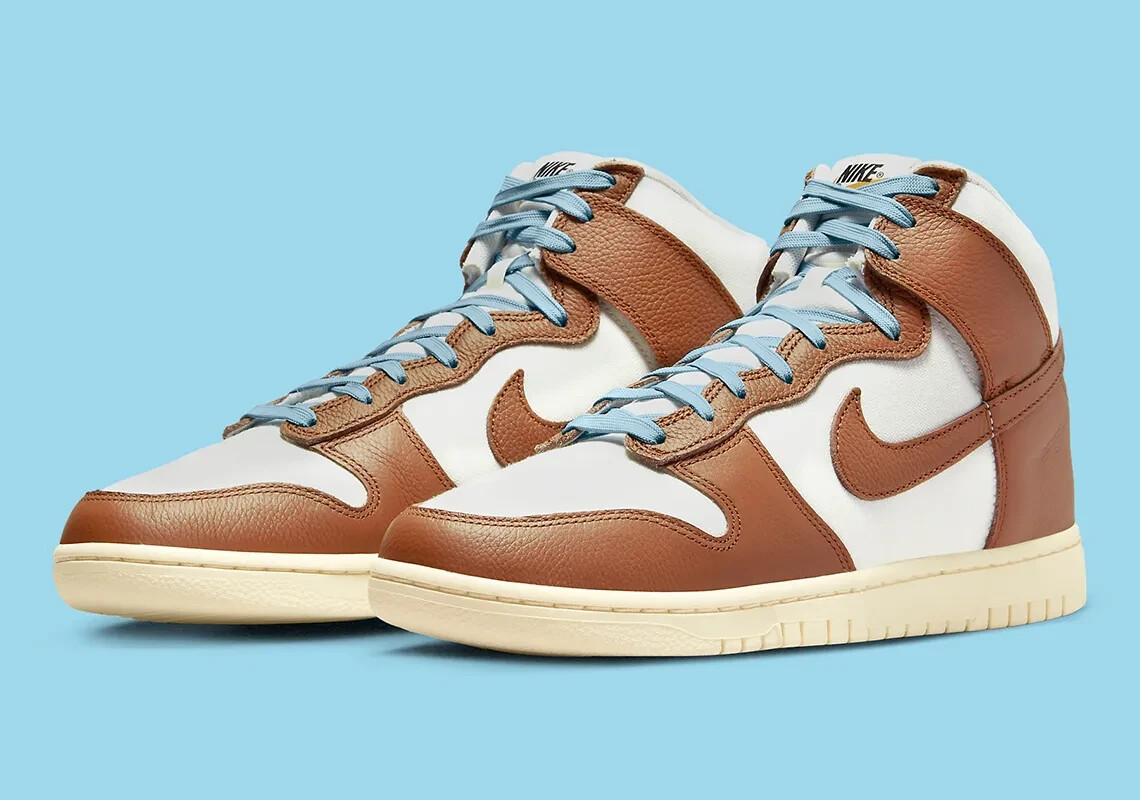 靴 27cm NIKE DUNK High PRM DQ8800-200 Nike Dunk High PRM Shoes Vintage Pecan Sail DQ8800-200 Men's