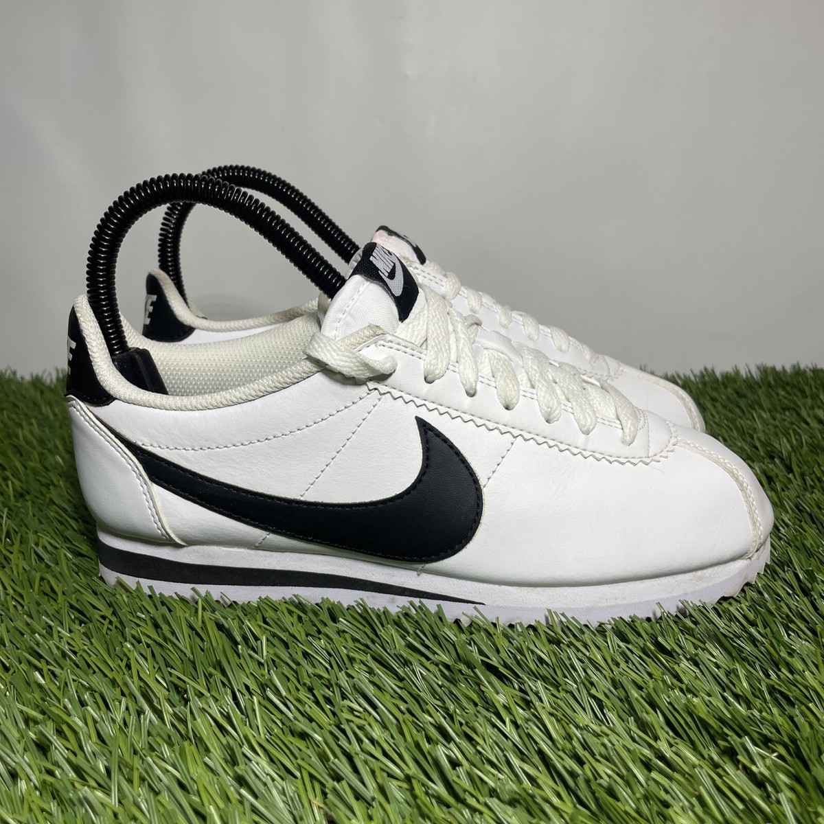 Nike Classic Cortez Leather Panda Black White 807471-101 Womens