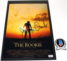 DIRECTOR JOHN LEE HANCOCK SIGNED 'THE ROOKIE' 12x18 MOVIE POSTER BECKETT BAS COA DIRECTOR JOHN LEE HANCOCK SIGNED 'THE ROOKIE' 12x18 MOVIE POSTER BECKETT BAS COA