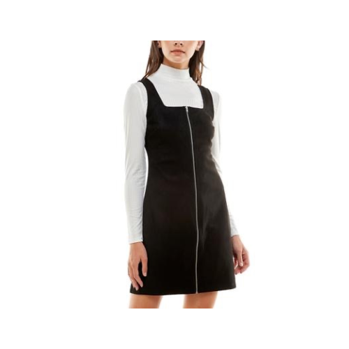Planet Gold Women's Juniors MockNeck Jumper Two Piece Dress Black Size XL  NWOT | eBay