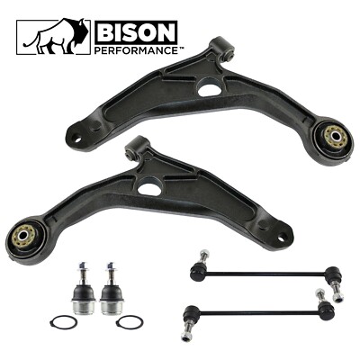 Bison Performance 6pc Front Control Arm Sway Bar Link Ball Joint Kit For Journey