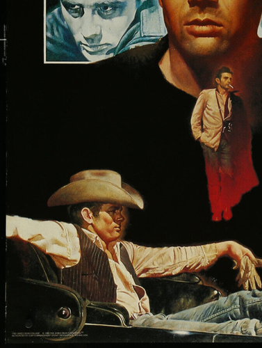 JAMES DEAN GIANT REBEL PRINT MOVIE 27X39 1987 JD FOUNDATION VINTAGE POSTER - Picture 4 of 6