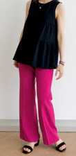 Uniqlo Women Drape Flare Pants Pink Size 4 NWT