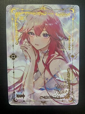 Yae Miko - Genshin Impact TCG Set Rare SC HIT SC008 Card