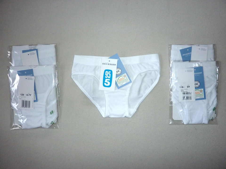 SCHIESSER Mädchen Slip Hip-Rio Slips Gr.104-176 95/5 Baumwolle Unterhosen NEU