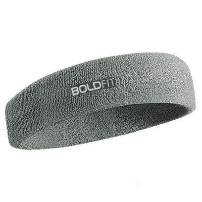 Boldfit Stirnband Für Fitness Workout Grau Farbe