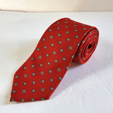 LILY DACHE Paris Rome Los Angeles Neck Tie Made In USA 3" wide x 58.5" long.