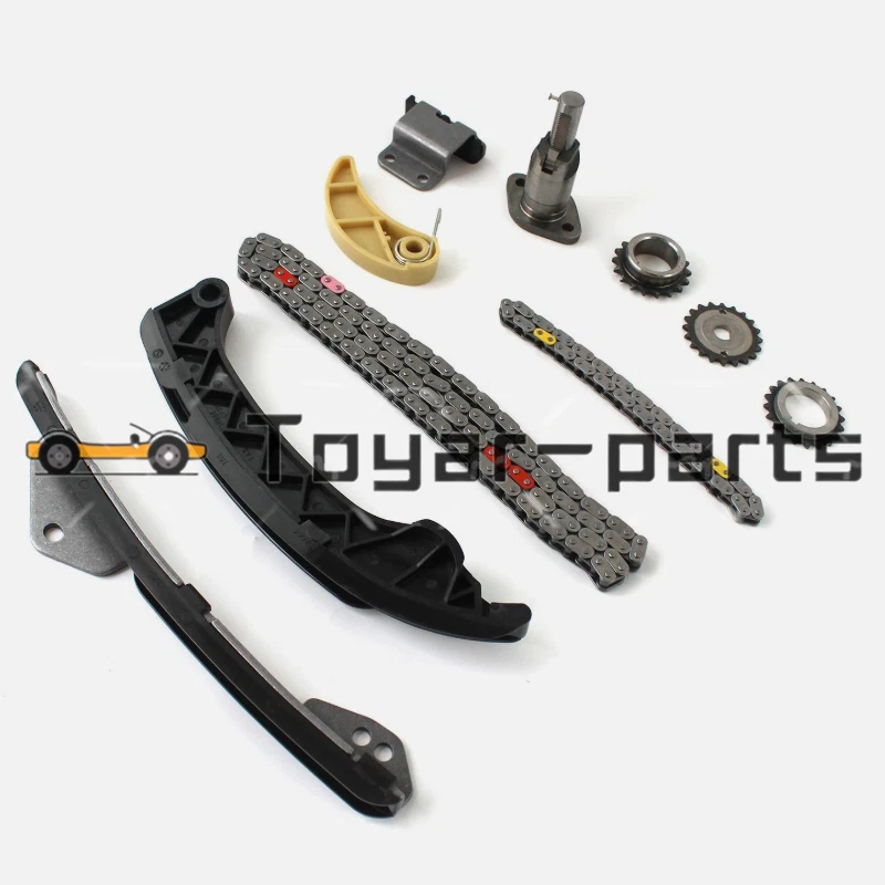 OEM 10PCS For 2009-2015 Toyota Corolla Matrix Prius 1.8L L4 2ZRFE Timing Chain Foto 3 de 4