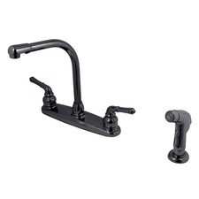 Kingston Brass NB750SP Water Onyx 1.8 GPM Standard Kitchen Faucet - Stainless