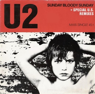 U2 - Sunday Bloody Sunday - Used Vinyl Record 12 - J34z