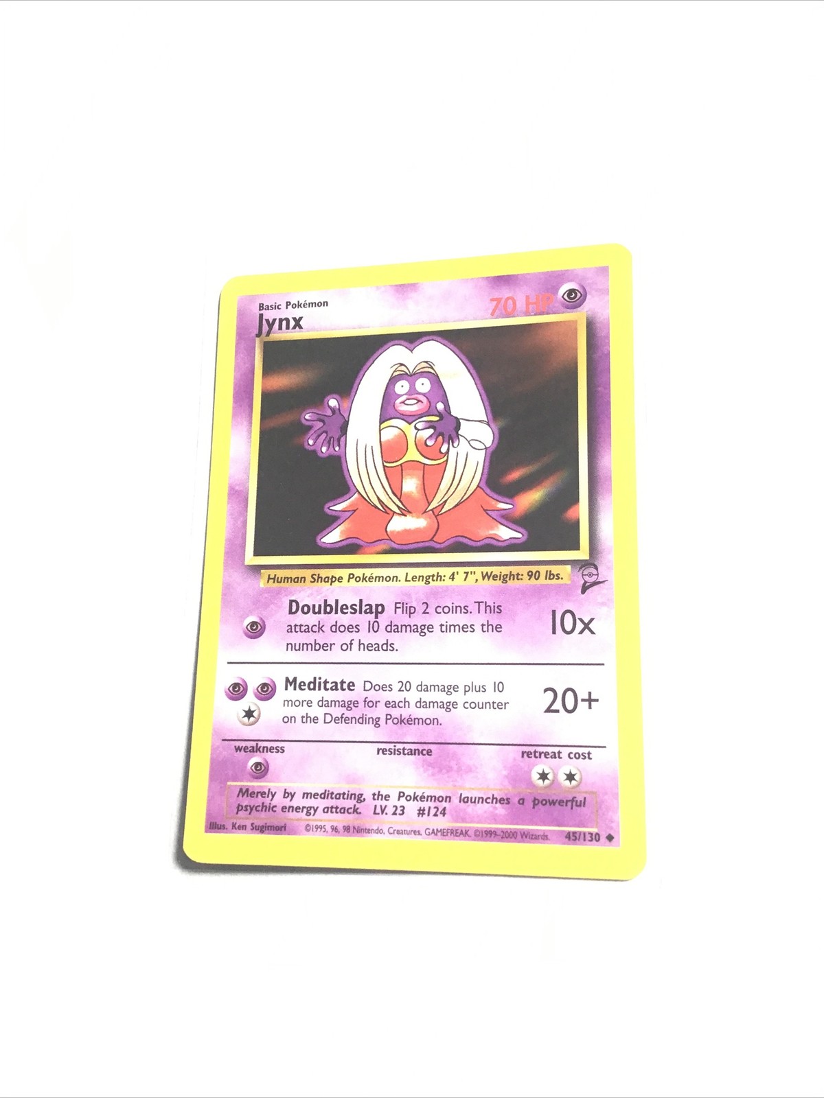 JYNX - 45/130 - Base Set 2 - Pokemon Card - LP