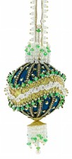 The Cracker Box Inc DIY Christmas Ornament Kit Moonlight on the Med Teal