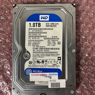 Western Digital Blue 1TB SATA WD10EZEX-60ZF5A0 | eBay