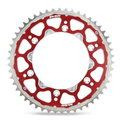 MotoMaster Rear Sprocket Fusion 48T for Gas Gas MC250 MX MARZOCCHI 2003-2006 Red