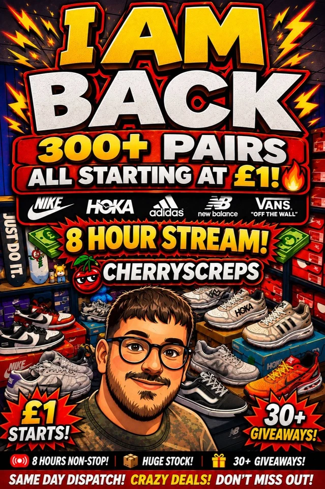 💥 I AM BACK! 💥 300+ PAIRS | ALL STARTING AT £1! 🍒