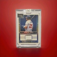 2024 Panini Three & Two - Baseball's Best Memorabilia Andruw Jones #BBM-AJ-01/25