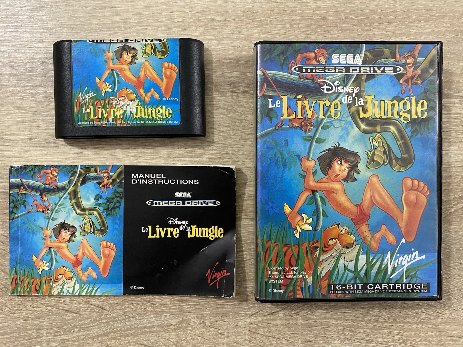 Le Livre de la Jungle Disney - Sega Megadrive - PAL - Complet