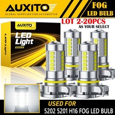 2-20 Auxito 5202 H16 Led Fogdriving Light Bulb Foglight Bright White Conversion 2-20 Auxito 5202 H16 Led Fogdriving Light Bulb Foglight Bright White Conversion