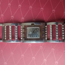 Vintage Swatch Watch  Irony Brilliant Bangle Womans  Square AG 2005, Swiss Made