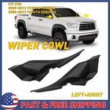 For 08-13 Toyota Sequoia Pair Tundra Front Wiper Side Cowl Extension Cover Trim For 08-13 Toyota Sequoia Pair Tundra Front Wiper Side Cowl Extension Cover Trim