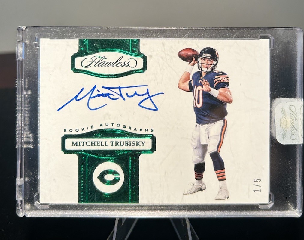 Mitchell Trubisky Panini Flawless Rookie Autograph #RAMT Base
