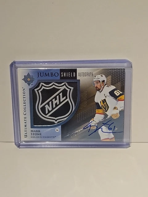 2024-25 UD Ultimate Collection Mark Stone Jumbo Shield Autograph 1/1 #78